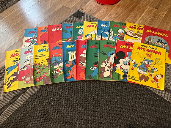 Aku Ankka lehdet 1972 vuodelta