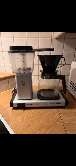 Moccamaster kahvinkeitin lasikannulla