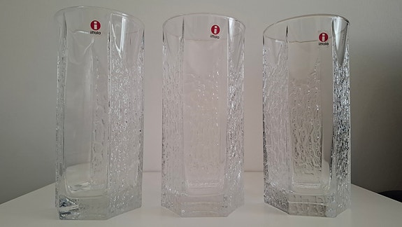 Iittala T. Sarpaneva kalinka sarja maljakot