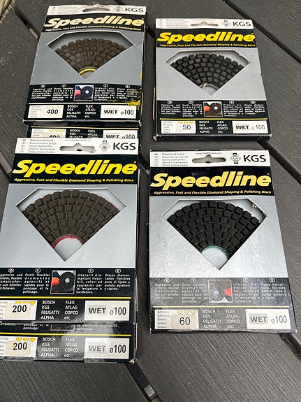 KGS Speedline märkähiomalaikkoja 6kpl