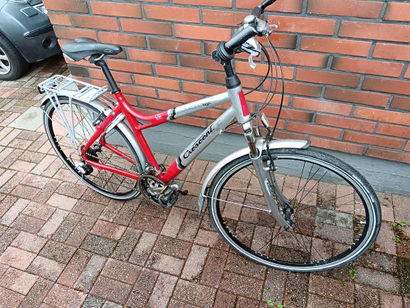 Crescent kaupunkipyörä 51 cm 28" naistenpyörä