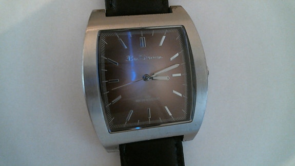 Ben Sherman kello, uusi 26,5cm nahkaranneke.