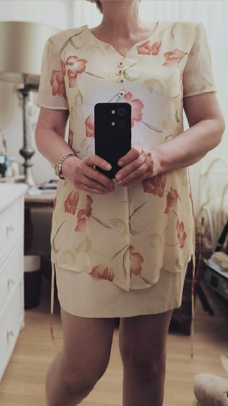Juhla mekko L 40 kesämekko