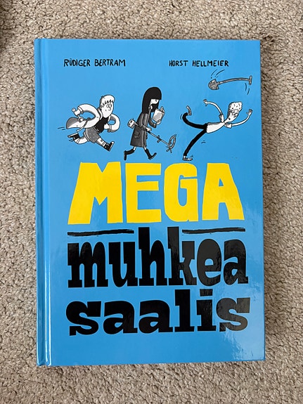 Mega muhkea saalis -kirja