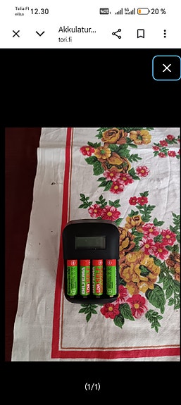 Akkulaturi ja aa akut
