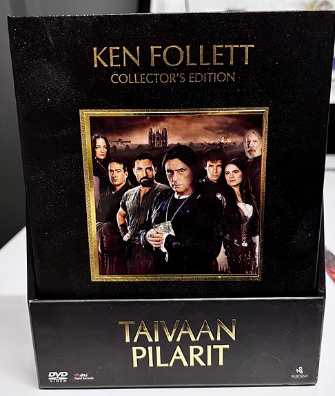 Ken Follett Taivaan pilarit Collector’s Edition DVD-boksi
