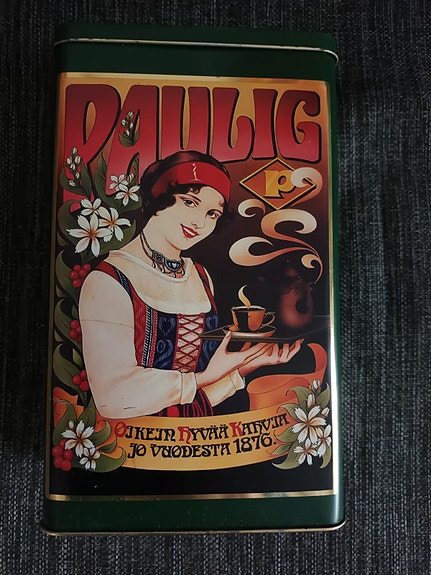 Paulig kahvipurkki