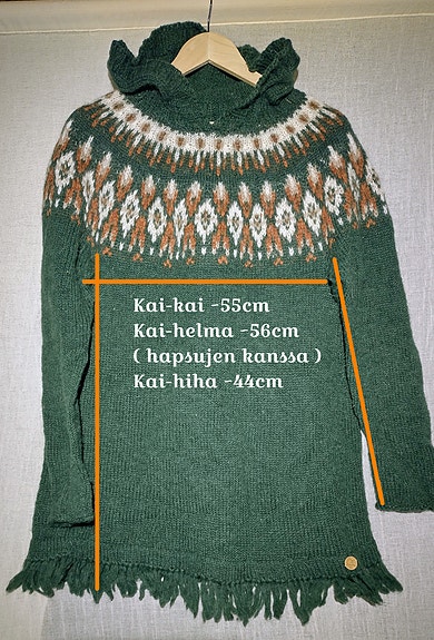 Villapaita tunika malli plötylopista L\XL