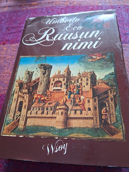Umberto Eco Raamat Ruusun nimi kovakantinen kirja