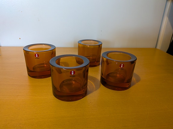 Iittala pomeranssi kivi tuikut (4kpl)