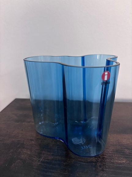 Iittala Aalto maljakko sininen