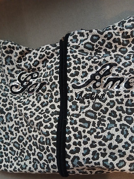 Leopardikuviollinen huppari koko L