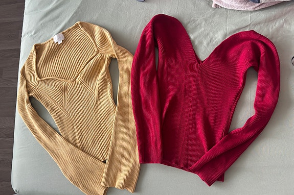 H&M 2 puuvillapuseroa, koko S