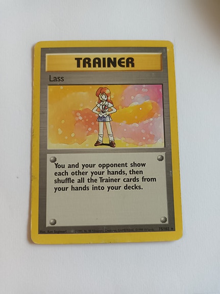Pokemon Trainer Lass - pelikortti