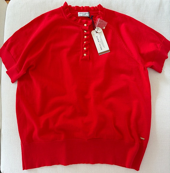 Lindex Holly & White neulepaita