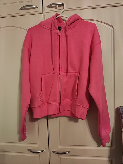 pinkki huppari S