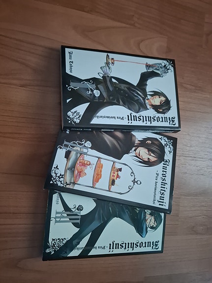 Kuroshitsuji (Black butler) manga 1–3