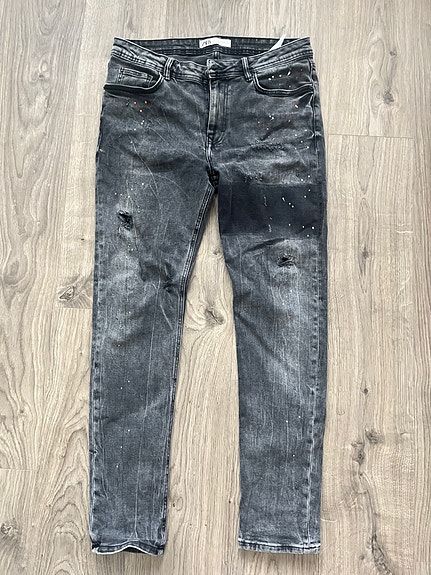 Zara miesten slim fit farkut, koko 44 (M)