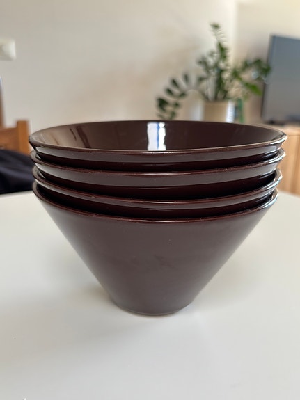 Iittala KoKo kulhot 4 kpl 0,5 l Ruskea