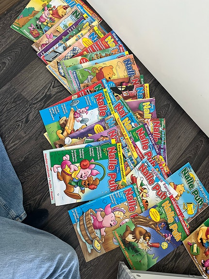 Disney Nalle Puh -lehdet, iso nippu sarjakuvia lapsille