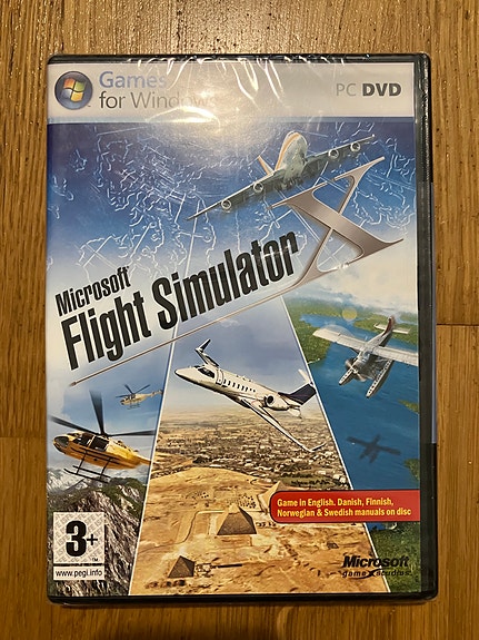 Microsoft Flight Simulator PC-peli DVD muoveissa