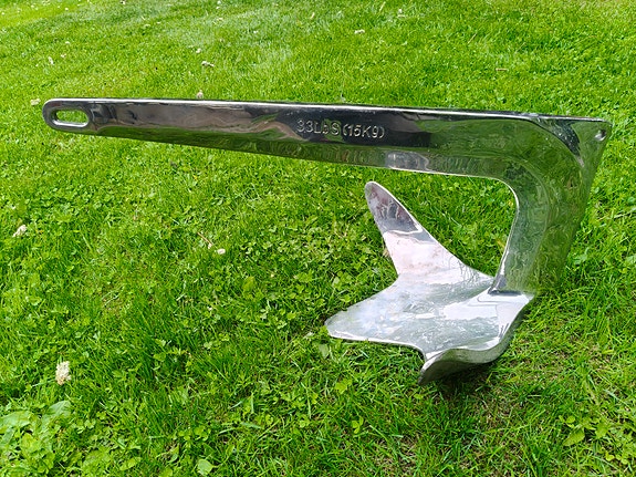Bruce-tyyppinen 15 kg ruostumaton ankkuri