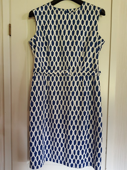 Marimekko kesämekko koko 44 sinivalkoinen