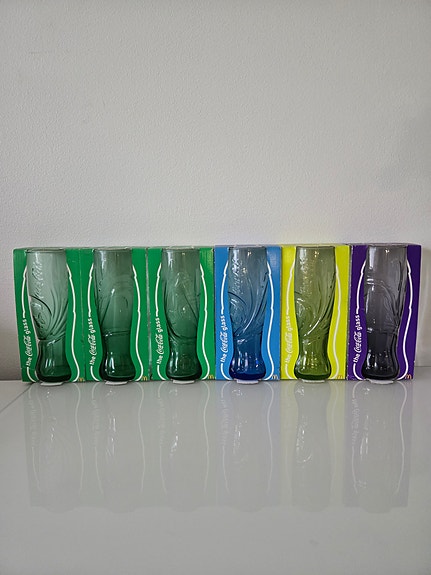Coca-Cola keräily lasit 7 kpl