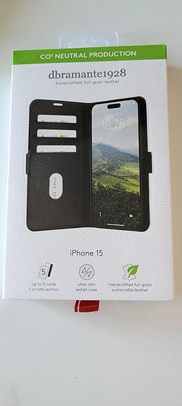 Dbramante1928 nahkainen lompakkokotelo iPhone 15