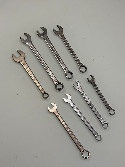 8 kiinto-lenkkiavaimen setti 8–20 mm – EXO, ETC Industrial ym.
