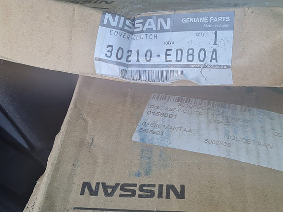 Uusi Nissan Qashqai kytkinlevy ja kytkimen painelevy
