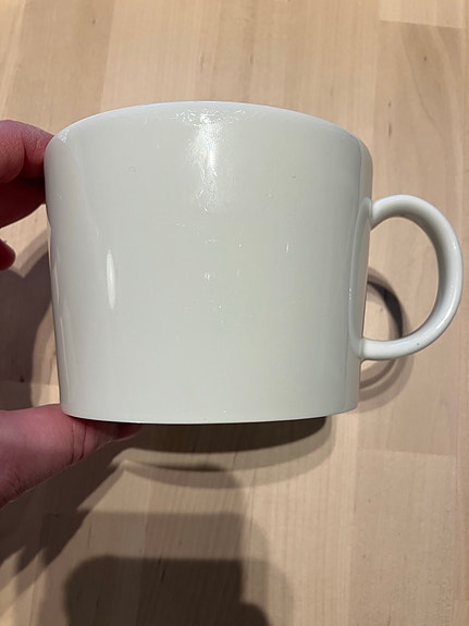 Iittala valkoinen Teema muki