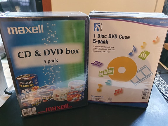 10kpl DVD-koteloita