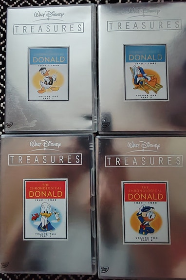 Walt Disney Treasures Donald Duck(Ruotsikannet)