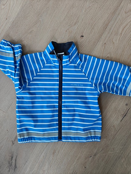 Polarn O. Pyret sadetakki koko 74 sininen unisex