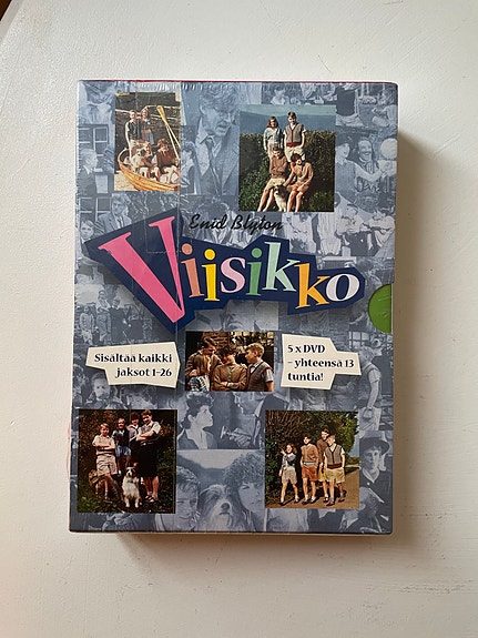 uusi muoveissa oleva Viisikko box DVD - kokoelma 5 levyä kaikki jaksot