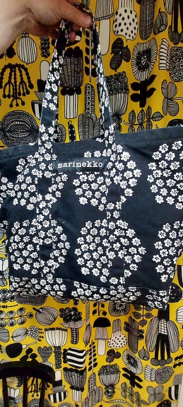 Marimekko peruskangaskassi Puketti