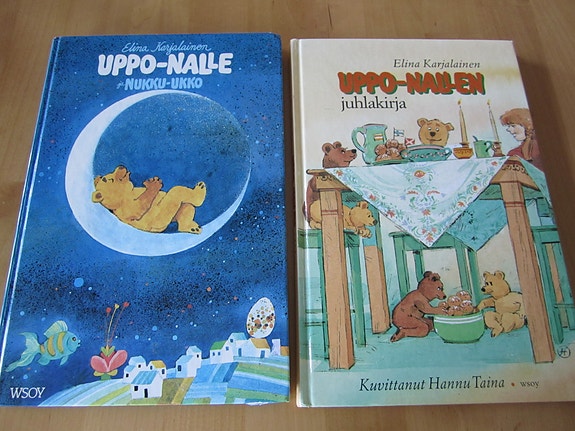 Uppo- Nalle kirjoja 3 kpl