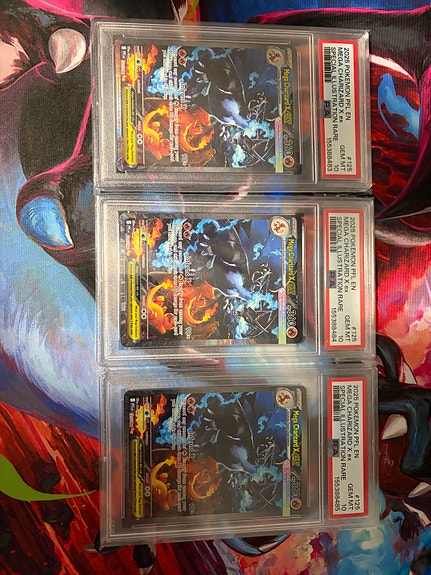 Pokemon Mega Charizard X Ex PSA 10 x3