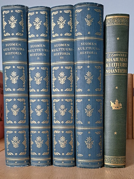 Suomen kulttuurihistoria, osat 1 - 4. Maailman kulttuurit ja maantiede