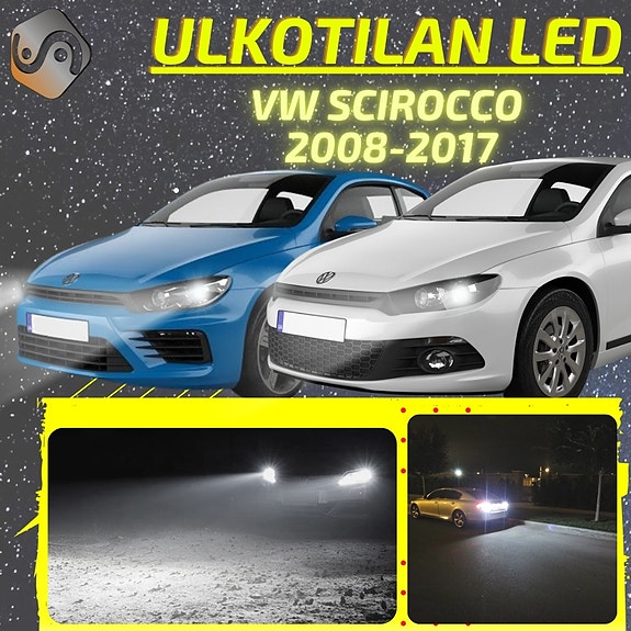 VW SCIROCCO Ulkovalojen LED -päivityssarja