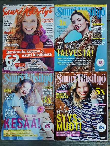 Neljä Käsityö-lehteä
