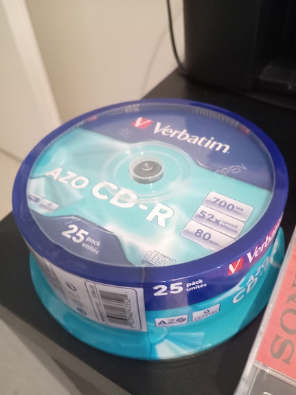Verbatim ja Sony CD-RW levyt