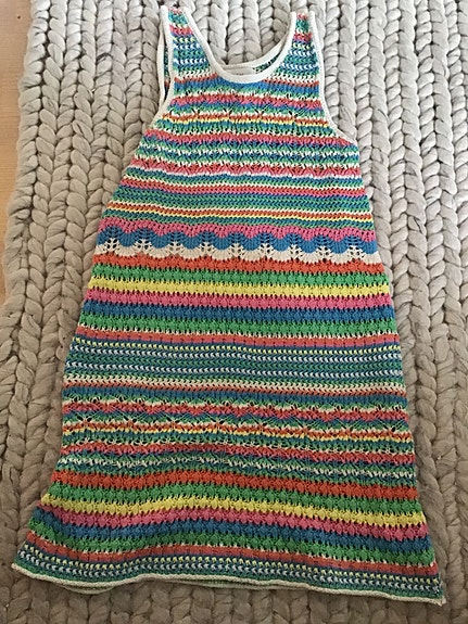 Zara virkattu mekko 111-12i