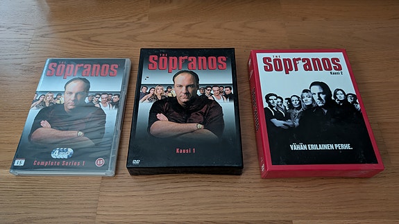 Sopranos DVD kausi 1 ja 2