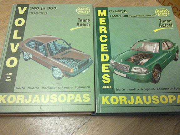 Korjausopas MB C-sarja, Passat, Mazda
