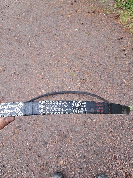 Uusi YLÖ LN 185/ALATALKKARI ensiö vetohihna.