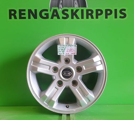 16″ 5×139,7 ET45 K95,5 16″x7 Kia Oem