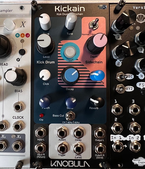 Knobula Kickain Kick Drum + Sidechain eurorack-moduuli