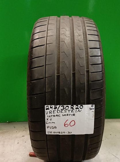 1kpl 245/30R20 Vredestein Ultrac Vortir 90V kesä 6mm